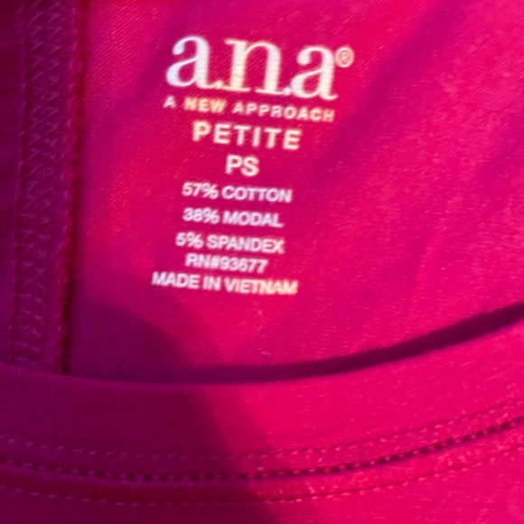 ANA Woman’s Hot Pink Long Sleeve shirt - Picture 2 of 2